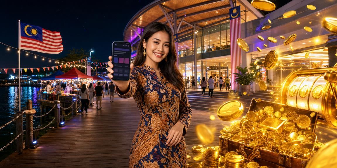 Aplikasi kasino dan e-sukan Malaysia dengan motif batik tempatan